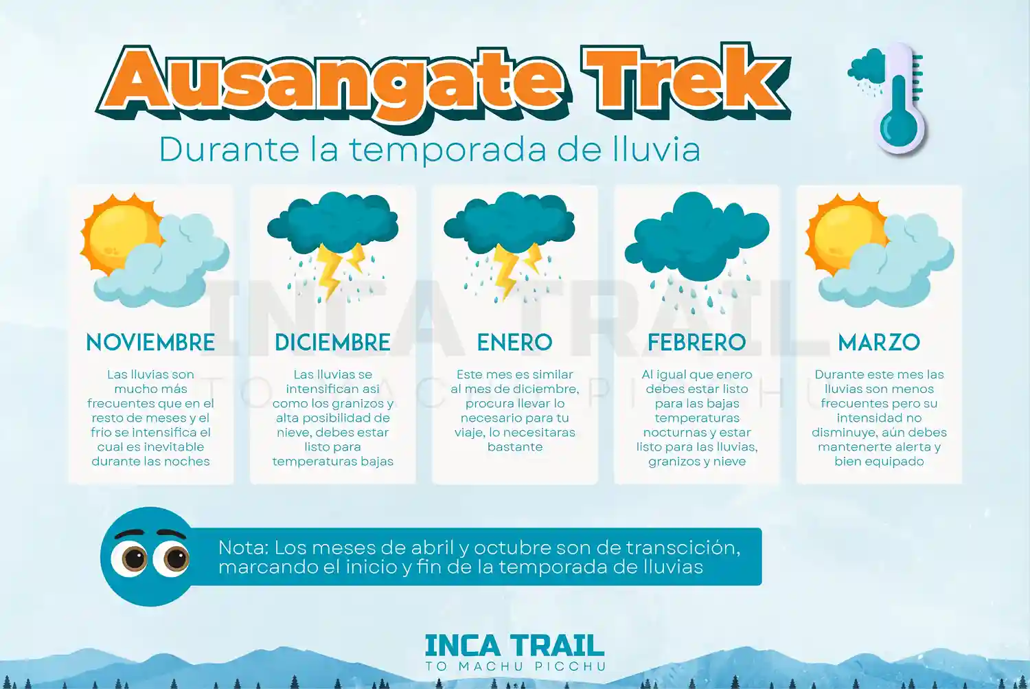 Rainy season on Ausangate trek│Temporada de lluvias en Ausangate trek