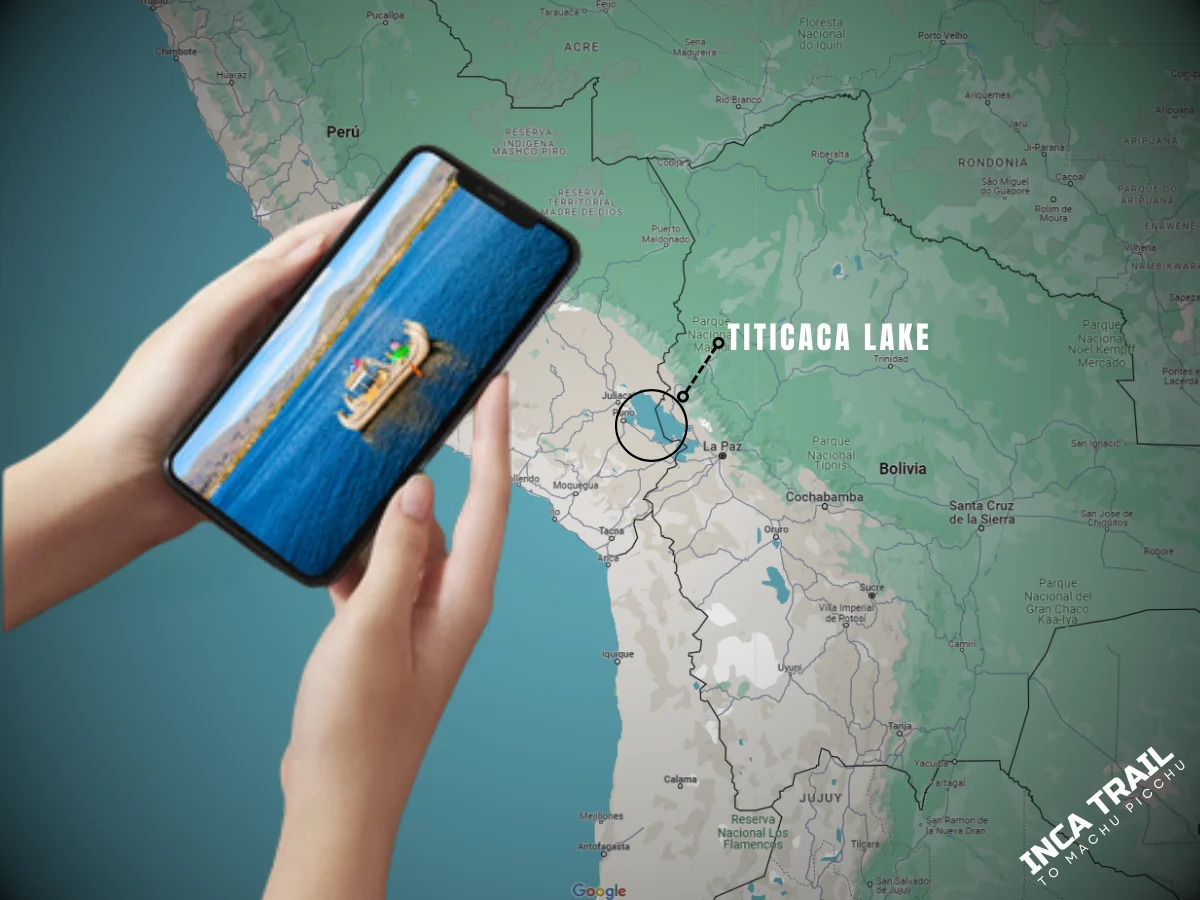 Titicaca Lake on the map | how to get to Titicaca Lake | map of south america with lake titicaca